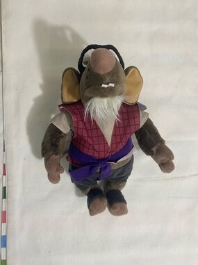 TMNT Splinter Plush Nickelodeon Teenage Mutant Ninja Turtles 2012 Mattel 10”